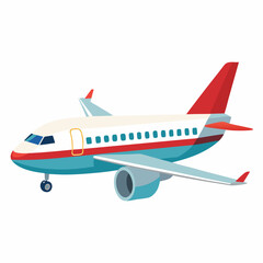 passanger-aeroplane-vactor-image-on-white-background