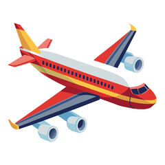 passanger-aeroplane-vactor-image-on-white-background