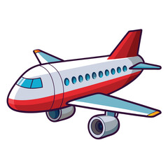 passanger-aeroplane-vactor-image-on-white-background