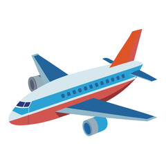 passanger-aeroplane-vactor-image-on-white-background