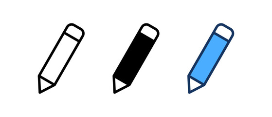 Pencil icons representing writing, drawing, or editing concepts
