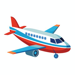 passanger-aeroplane-vactor-image-on-white-background