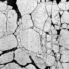 Cracked Texture PNG Background. Transparent Broken Surface, Distressed Wall Effect, High-Resolution Grunge Design for Digital Art, Photo Manipulation, Posters, and Graphic Design Projects