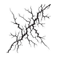 black crack texture distressed cracked surface grunge wall cracked pattern. 