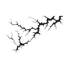 black crack texture distressed cracked surface grunge wall cracked pattern. 