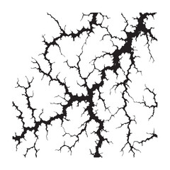 black crack texture distressed cracked surface grunge wall cracked pattern. 