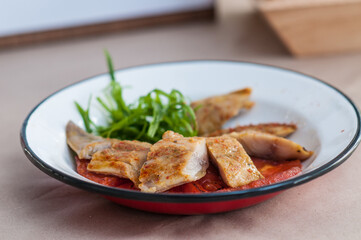 Skoubri - Fresh Grilled Mackerel, Greek Seafood, Mediterranean Cuisine, Healthy Fish Dish