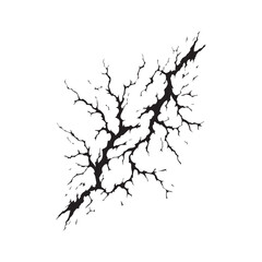 black crack texture distressed cracked surface grunge wall cracked pattern. 