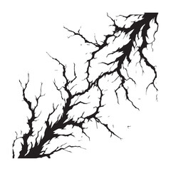 black crack texture distressed cracked surface grunge wall cracked pattern. 