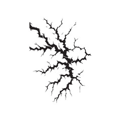 black crack texture distressed cracked surface grunge wall cracked pattern. 