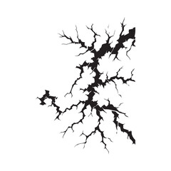 black crack texture distressed cracked surface grunge wall cracked pattern. 