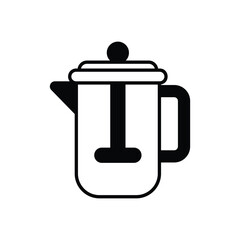 French Press Vector icon