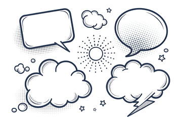 comic speech bubbles, srt of speech bubble 