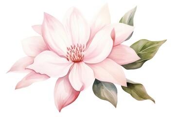 Watercolor flower blossom dahlia petal.