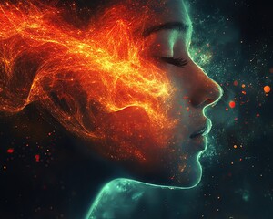 Abstract representation of inner emotions.