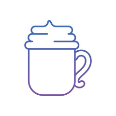 Viennese Coffee Vector icon
