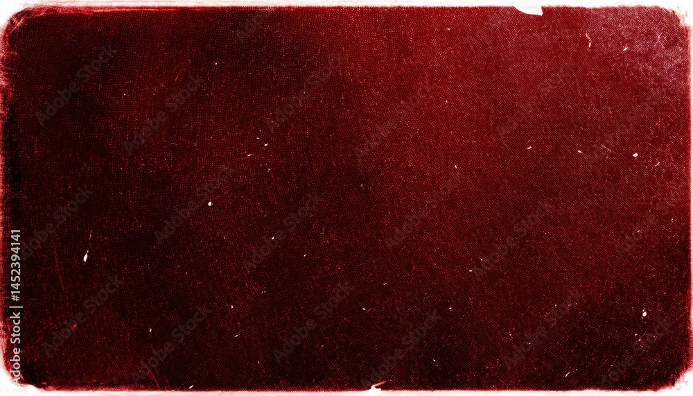 Poster dark red grunge textured background with fabric pattern and vintage scratches for web design, print 