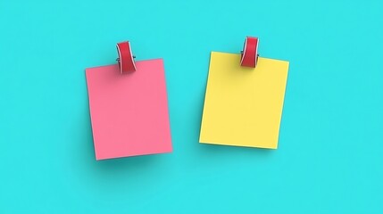 Colorful sticky notes