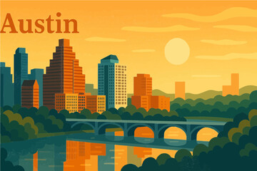Austin at Sunset