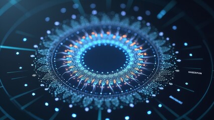 Microscopic Energy Field Diagram Landscape