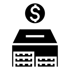  deposit  vector icon