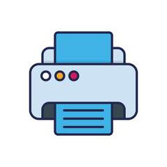 Printer Vector icon