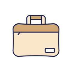Laptop Bag Vector icon