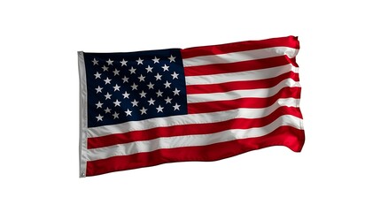 Fototapeta premium Artistic American Flag - Abstract Streaks of Blue and Purple Light Creating a Dynamic Patriotic Effect