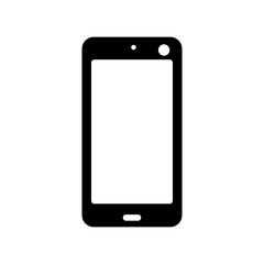 smart phone isolated on white