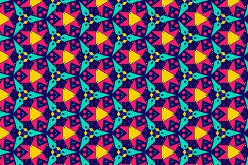Oriental pattern for textiles, wallpaper, for use in graphics .