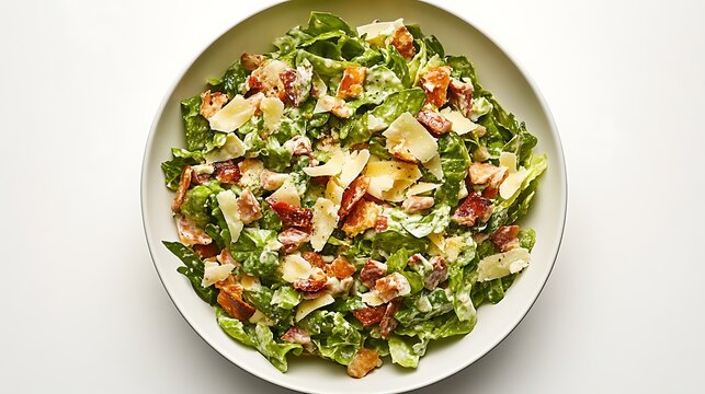Caesar salad dish indoor