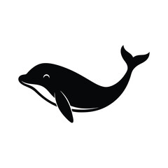 Fototapeta premium vector illustration of a dolphin