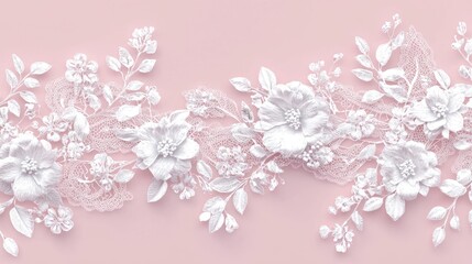 Delicate lace pattern sticker for a feminine touch