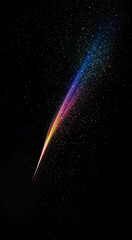 Obraz premium Celestial Trails – Falling Stars & Cosmic Streaks