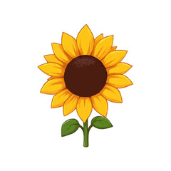 Detailed 3D Sunflower Illustration