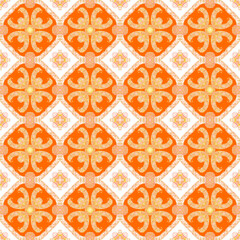 orange seamless pattern