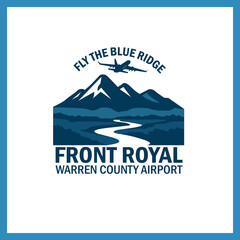 mountain landscape vector illustration