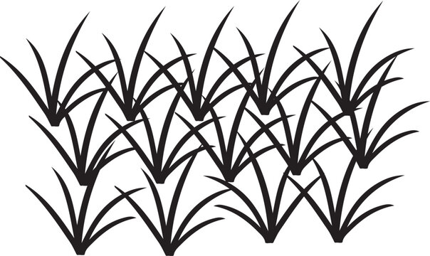 grass icon vector design art illustrator