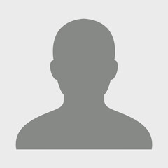 Default avatar profile icon. Gray placeholder. Vector illustration
