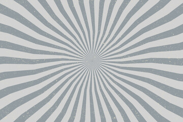 Vintage Cartoon Starburst Gray and Black Background