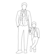 father and son