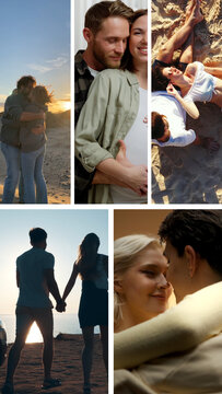 Romantic Vertical Video Wall