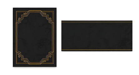 Fototapeta premium vintage frame with floral ornament