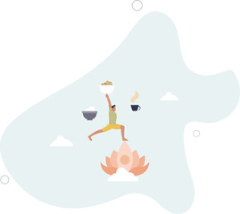 Ayurvedic diet and lifestyle for balanced body weight and wellness . character life .