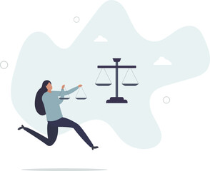 Comparison advantage and disadvantage, integrity or honest truth, pros and cons or measurement, judge or ethical, decision or balance concept, character life .