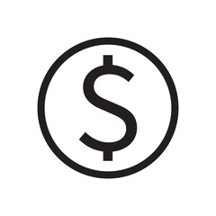 Obraz premium USD dollar cash money currency sign symbol of united states of America , it is create by vector illustration and ESP file.