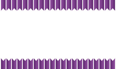 purple ribbon pattern vector with white background