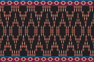 red and black background the set of pattern. Seamless pattern
