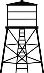 vector illustration of a black and white