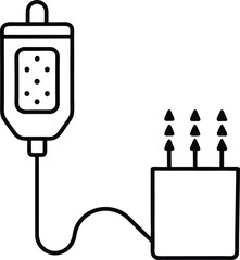 vector illustration of a mobile phone